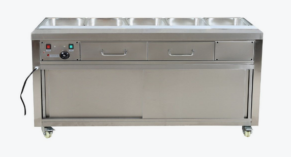 Heated Bain Marie Food Display without Glass Top - PG180FE-B Heated Bain Marie Food Display without Glass Top - PG180FE-B