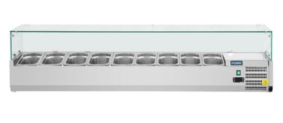 Polar GD878-A G-Series Countertop Prep Fridge 9x 1/3GN
