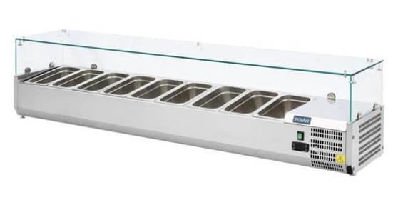 Polar GD878-A G-Series Countertop Prep Fridge 9x 1/3GN