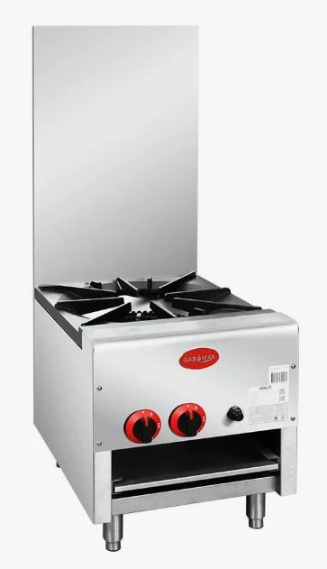 GASMAX Dual Ring Burner Single Hob with Built in Faucet - RB-1BLPG