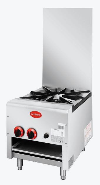 GASMAX Dual Ring Burner Single Hob with Built in Faucet - RB-1BLPG