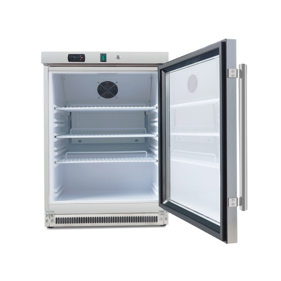 Exquisite MC210G One Glass Door Underbench Storage Refrigerator