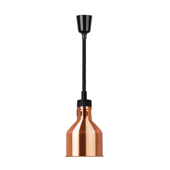 Apuro DR757-A Retractable Heat Lamp Shade Copper Finish Apuro DR757-A Retractable Heat Lamp Shade Copper Finish