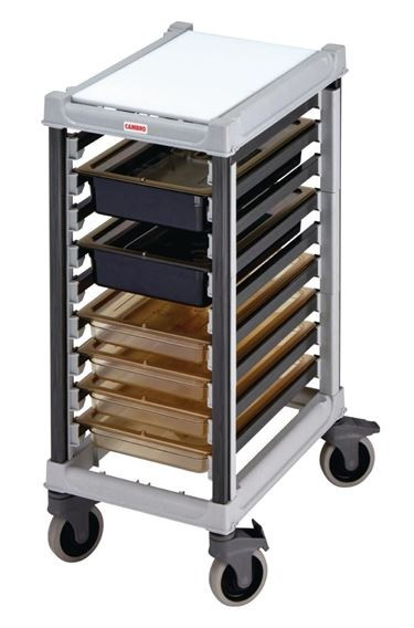 Cambro FP466 1/1 Gastronorm Trolley 9 Pan Capacity Short