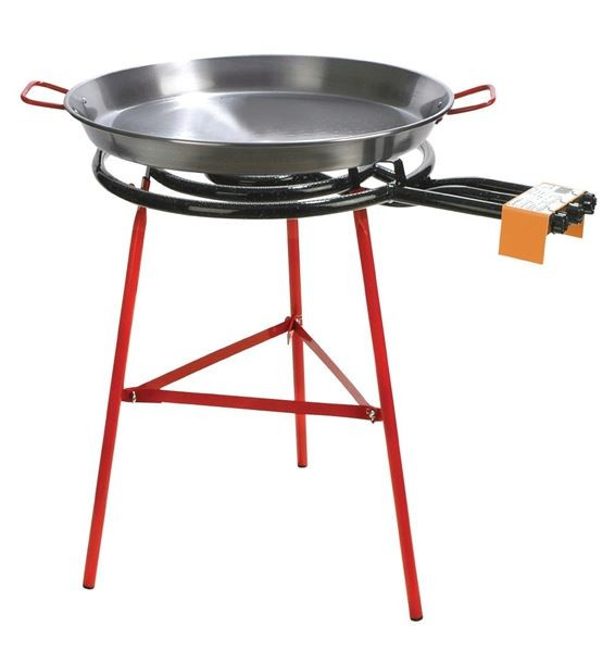 Chef Inox FY920 Ibiza Paella Stand with 700mm Tray - pan/gas/burner