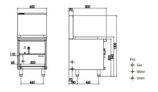 LUUS YCA-1 Auto Refill Steamer - 1 Mongolian Burner