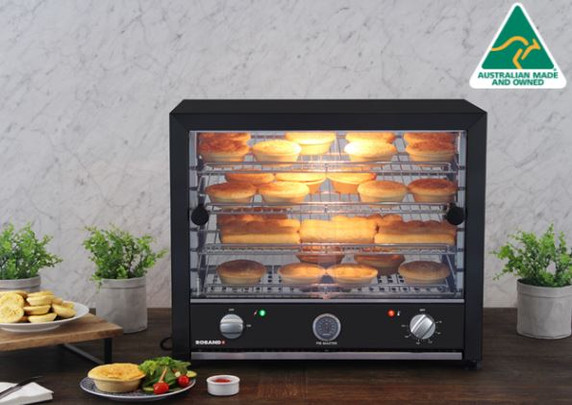 Roband PMB50L Pie Master Pie Warmer - 50 Pies Black