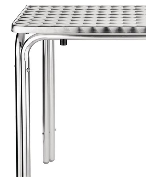 Bolero CG837 Square Leg Table 600mm