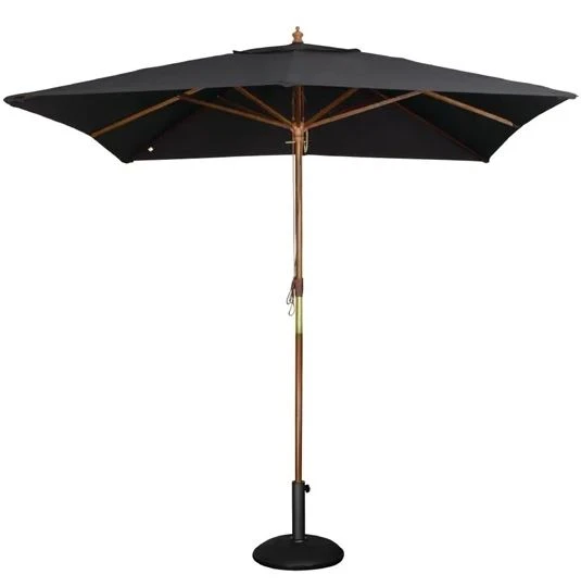 Bolero GH990 Square Outdoor Commercial Umbrella 2.5m (Black)