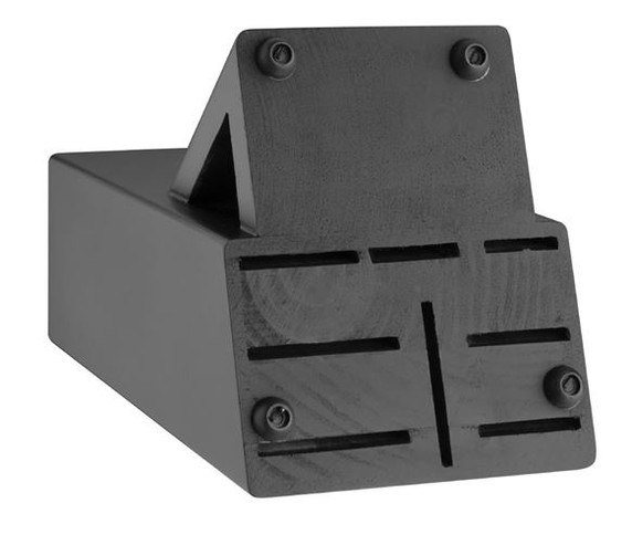 Vogue FS662 Tsuki Black Wooden Knife Block