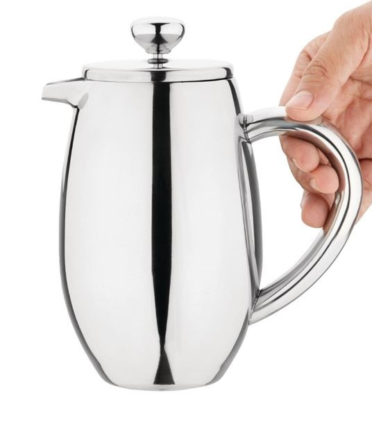 Olympia W836 Insulated Stainless Steel Coffee Plunger 3 Cup