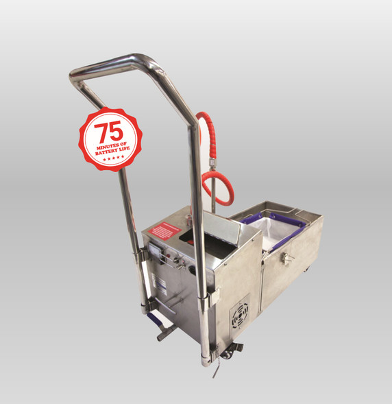 Ace Filters Battmobile EF-FRYBAT40W 40L Battery Operated Mobile Commercial Oil Filter Machine