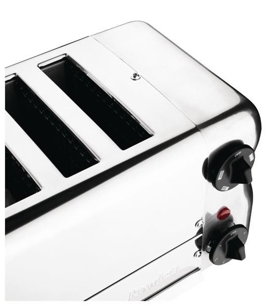 Rowlett Esprit CH185-A 6 Slot Toaster Chrome with Elements & Sandwich Cage