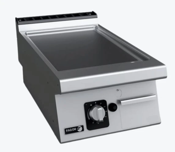 Fagor Kore 700 FT-G705CL Commercial Benchtop Chrome Gas Griddle / Fry-Top (400mm Wide)