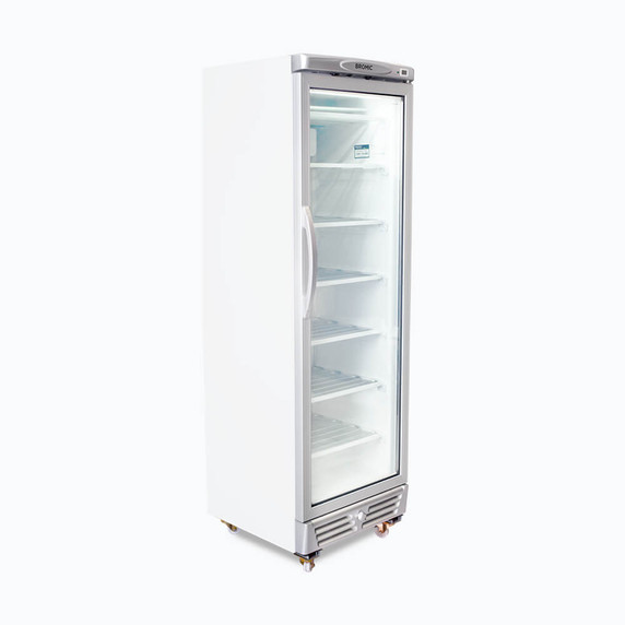 Bromic UF0374S Upright Display Freezer 300L 1 Door Flat Glass