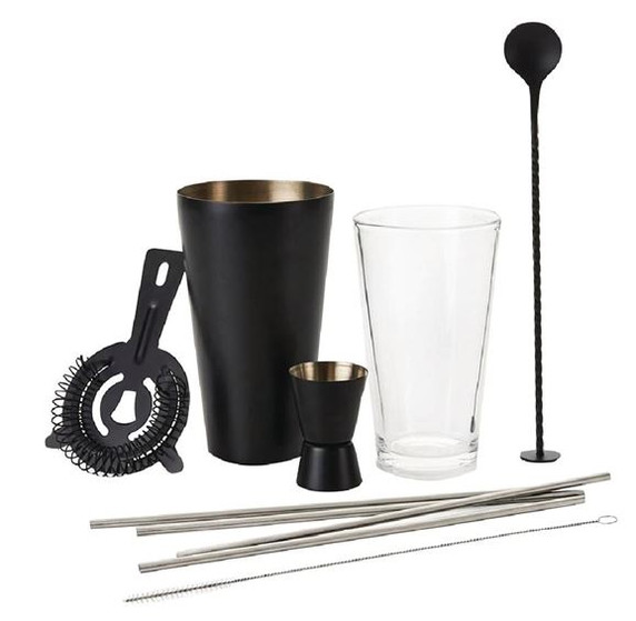 Stanley Rogers FW302 New Cocktail Set 10Pc Matte Black