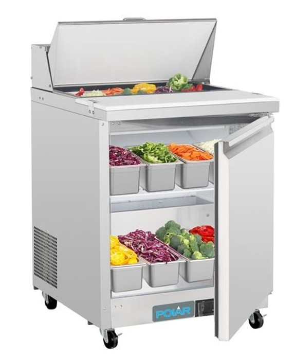 Polar UA009-A U-Series Single Door Mega Top Preparation Counter