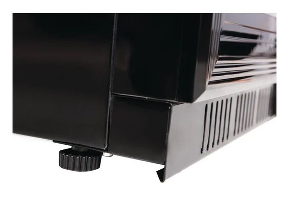 Polar GL017-A G-Series 900mm Triple Solid Door Back Bar Cooler in Black 330Ltr