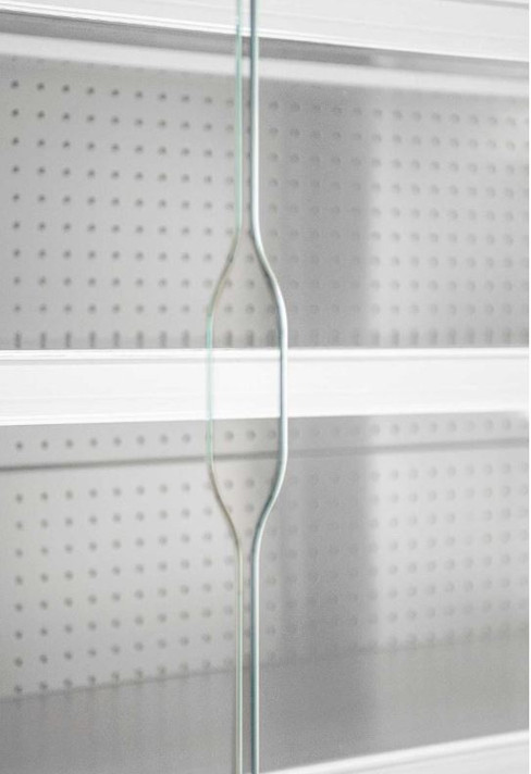 Tecnodom TDVB80-CA-125 Vulcano 2-Door Commercial Supermarket Glass Display Refrigerator