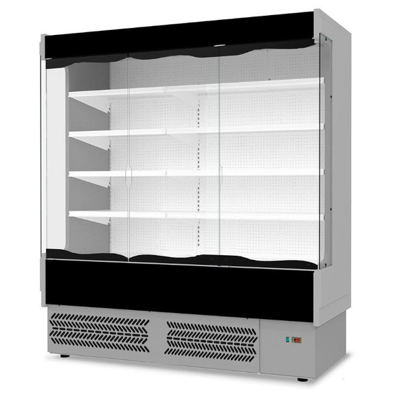 TDVB80-CA-187 Vulcano Supermarket 3 Door Open Display