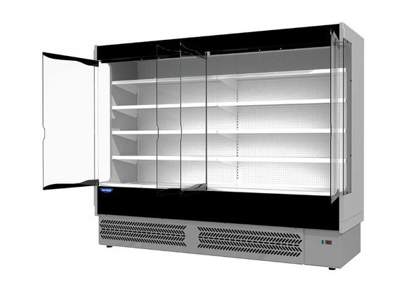 TDVB80-CA-250 Vulcano Supermarket 4 Door Open Display