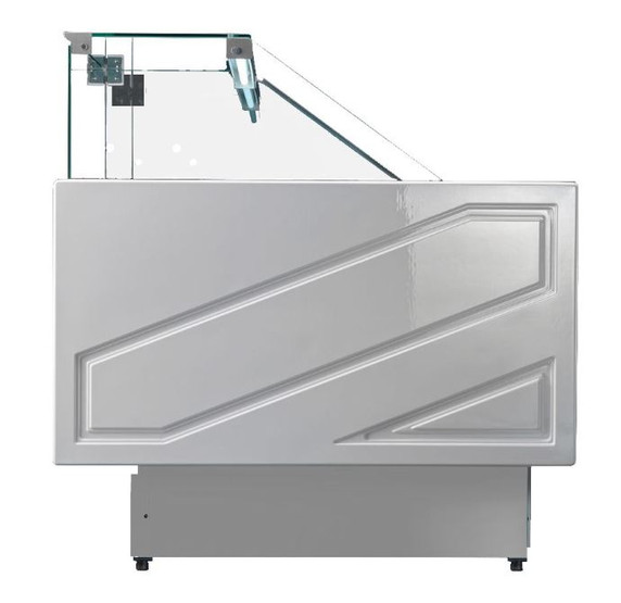 TDMR-0925 Series MR 2480mm Wide Deli Display with Storage and Castors