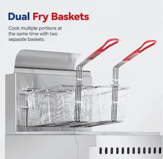 Gasmax V Pan LPG Deep Fryer - VP122LPG