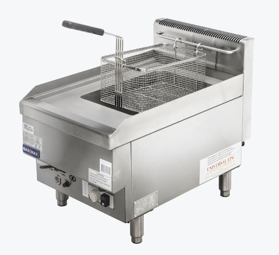 Gasmax Countertop 10L Natural Gas Fryer JUS-TRC-1