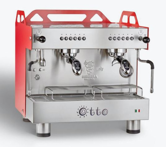 Bezzera OTTO Red Compact 2 Group Espresso Machine BZOTTOCDE2IR1