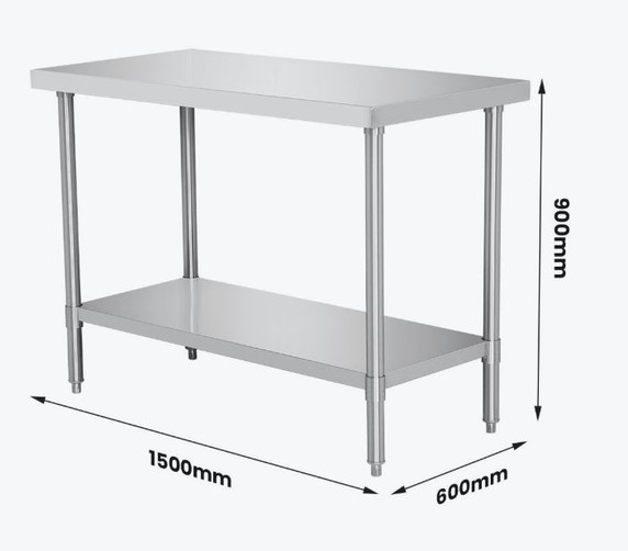 WB6-1500/A Stainless Steel Workbench