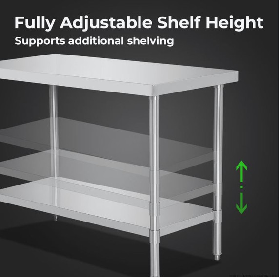 WB6-1500/A Stainless Steel Workbench