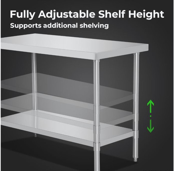 WB6-1800/A Stainless Steel Workbench