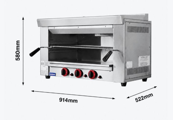 Gasmax Heavy Duty Natural Gas Salamander REB-02E