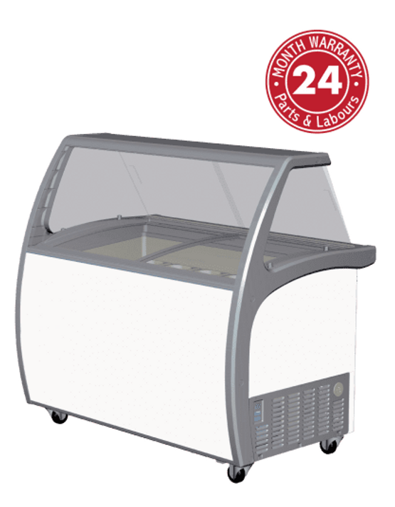 Exquisite SD415S2 Nine Tubs Ice Cream Scooping Freezer