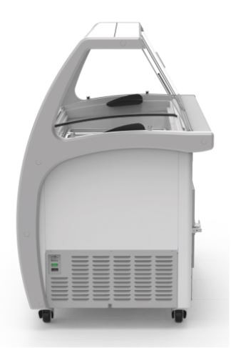 Exquisite SD415S2 Nine Tubs Ice Cream Scooping Freezer