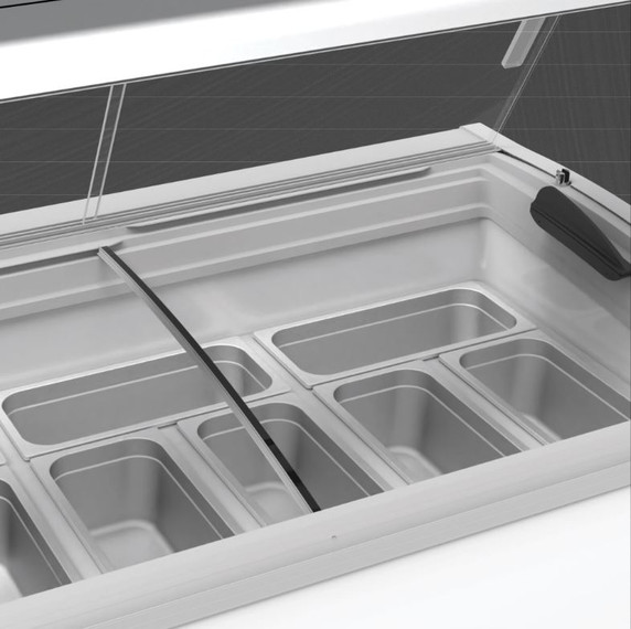 Exquisite SD415S2 Nine Tubs Ice Cream Scooping Freezer