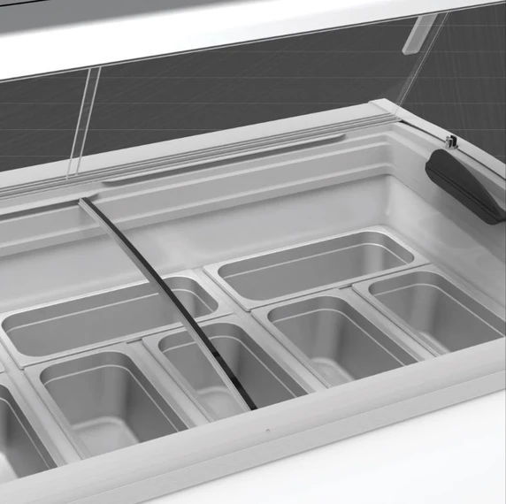 Exquisite SD415S2 Commercial Ice Cream Merchandiser Freezer