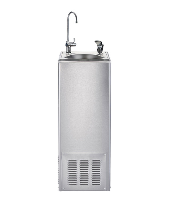 Zip Chillmaster CM1501-1 (140 BCF SS 19) Commercial Stainless Steel Filtered Chilled Water Dispenser with Bubbler & Carafe Filler (140 Glasses/Hr)