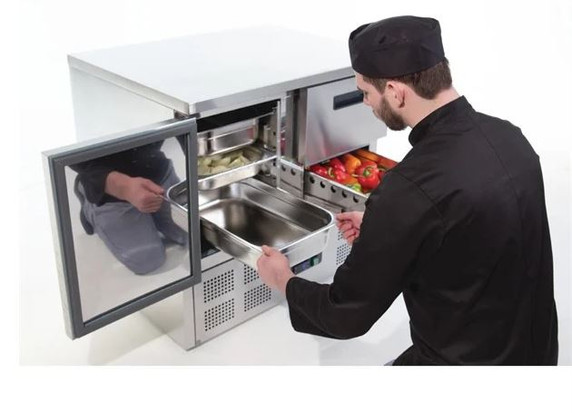 Polar U637-A G-Series 2 Drawer Counter Fridge 240Ltr