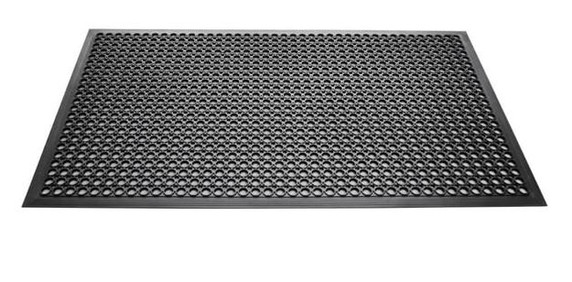 DP206 Jantex Rubber Anti Fatigue Anti Slip Floor Safety mat Black 1500 x 900mm