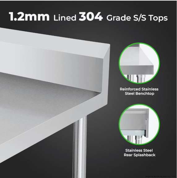 WBB6-1500/A Workbench with Splashback