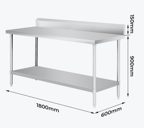 WBB6-1800/A Workbench with Splashback