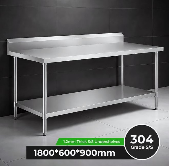 WBB6-1800/A Workbench with Splashback