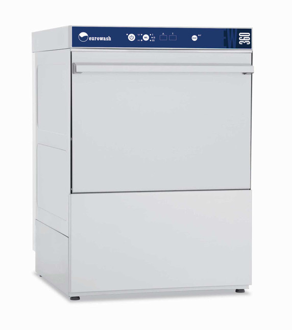 Eurowash EW360E/10A Commercial Undercounter Dishwasher (10A Plug & Play)