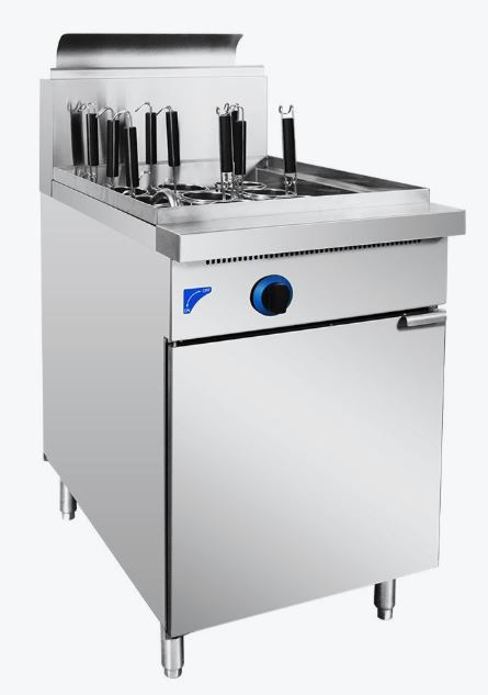 PC150-9 V Pan Natural Gas 9 Baskets Pasta and Noodle Cooker