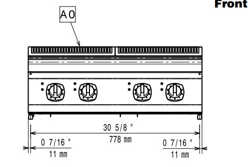 Zanussi 372021 EVO700 - 4 Zone Electric Induction Cooktop