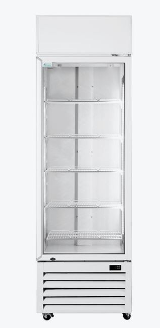 Thermaster 370L Single Glass Door Upright Drink Display Fridge | LG-370P