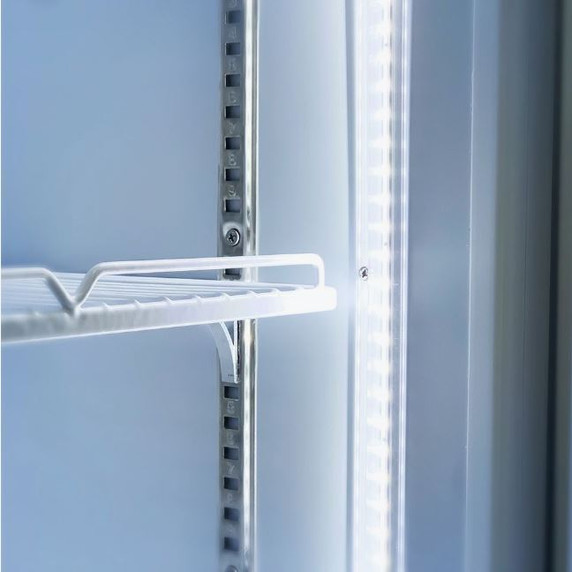 Thermaster 370L Single Glass Door Upright Drink Display Fridge | LG-370P