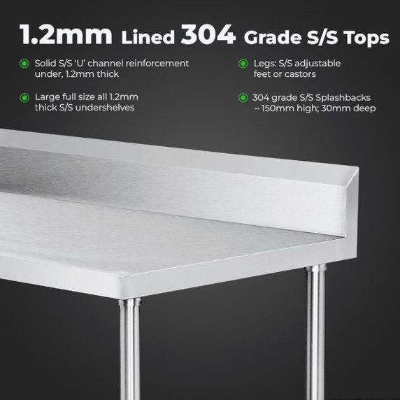 WBB7-0900/A Workbench with Splashback