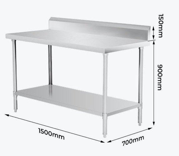 WBB7-1500/A Workbench with Splashback